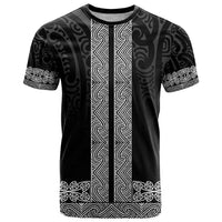 New Zealand Maori Kowhaiwhai T Shirt Pango Maui and Mangopare