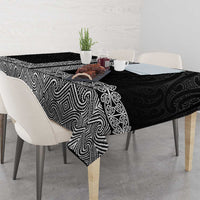 New Zealand Maori Kowhaiwhai Tablecloth Pango Maui and Mangopare