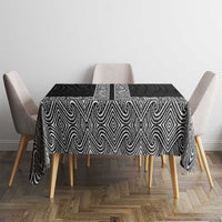 New Zealand Maori Kowhaiwhai Tablecloth Pango Maui and Mangopare