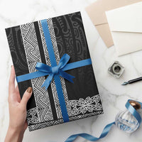 New Zealand Maori Kowhaiwhai Wrapping Paper Pango Maui and Mangopare - Polynesian Pride