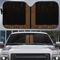 New Zealand Maori Kowhaiwhai Auto Sun Shade Parauri Maui and Mangopare - Polynesian Pride