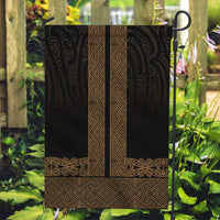New Zealand Maori Kowhaiwhai Garden Flag Parauri Maui and Mangopare