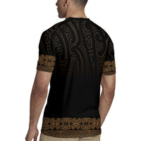 New Zealand Maori Kowhaiwhai Rugby Jersey Parauri Maui and Mangopare