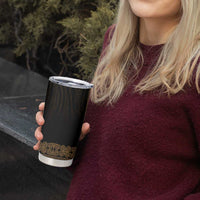 New Zealand Maori Kowhaiwhai Tumbler Cup Parauri Maui and Mangopare