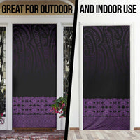 New Zealand Maori Kowhaiwhai Door Cover Waiporoporo Maui and Mangopare - Polynesian Pride