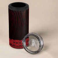 New Zealand Maori Kowhaiwhai 4 in 1 Can Cooler Tumbler Whero Maui and Mangopare