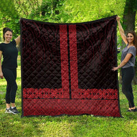 New Zealand Maori Kowhaiwhai Quilt Whero Maui and Mangopare