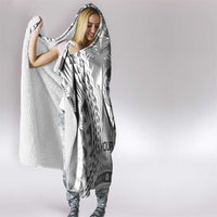 Custom Fiji Black Fern Hooded Blanket Maori Warroir with Fijian Masi Pattern LT9 - Polynesian Pride