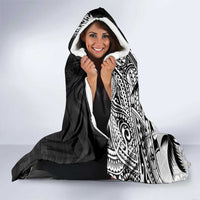 Custom Fiji New Zealand Hooded Blanket Maori mix Tapa Pattern Version LT9 - Polynesian Pride