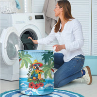 Funny Parrot Margarita Five O'clock Somewhere Laundry Basket