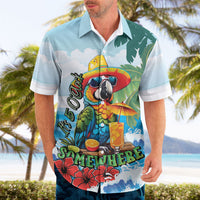 Funny Parrot Margarita Five O'clock Somewhere Hawaiian Shirt LT9 - Polynesian Pride