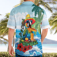 Funny Parrot Margarita Five O'clock Somewhere Hawaiian Shirt LT9 - Polynesian Pride