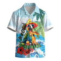 Funny Parrot Margarita Five O'clock Somewhere Kid Hawaiian Shirt LT9 - Polynesian Pride