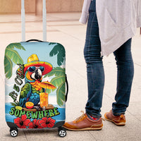 Funny Parrot Margarita Five O'clock Somewhere Luggage Cover