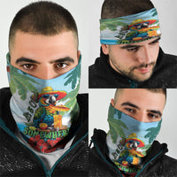 Funny Parrot Margarita Five O'clock Somewhere Neck Gaiter