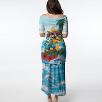 Funny Parrot Margarita Five O'clock Somewhere Puletasi LT9 - Polynesian Pride