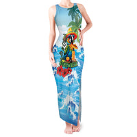 Funny Parrot Margarita Five O'clock Somewhere Tank Maxi Dress