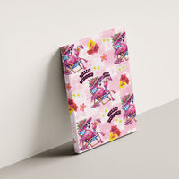 Hawaii Flamingo Hello Summer Canvas Wall Art Hawaiian Quilt Pattern