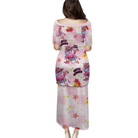 Hawaii Flamingo Hello Summer Family Matching Puletasi and Hawaiian Shirt Hawaiian Quilt Pattern