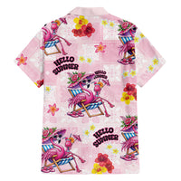 Hawaii Flamingo Hello Summer Family Matching Summer Maxi Dress and Hawaiian Shirt Hawaiian Quilt Pattern