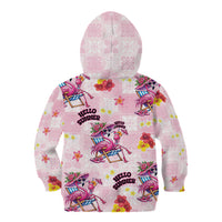 Hawaii Flamingo Hello Summer Kid Hoodie Hawaiian Quilt Pattern