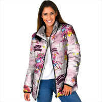 Hawaii Flamingo Hello Summer Padded Jacket Hawaiian Quilt Pattern