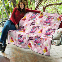 Hawaii Flamingo Hello Summer Quilt Hawaiian Quilt Pattern