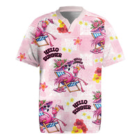 Hawaii Flamingo Hello Summer Rugby Jersey Hawaiian Quilt Pattern