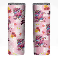 Hawaii Flamingo Hello Summer Skinny Tumbler Hawaiian Quilt Pattern
