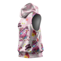 Hawaii Flamingo Hello Summer Sleeveless Hoodie Hawaiian Quilt Pattern