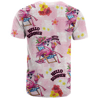 Hawaii Flamingo Hello Summer T Shirt Hawaiian Quilt Pattern