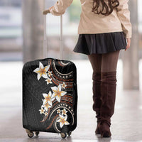 Vintage Plumeria Pacific Floral Luggage Cover LT9 - Polynesian Pride