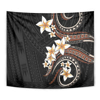 Vintage Plumeria Pacific Floral Tapestry