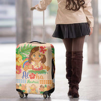 Kawaii Hula Girls Luggage Cover Aloha Hibiscus Flowers LT9 - Polynesian Pride