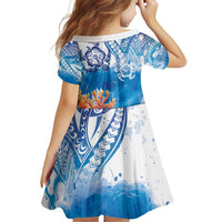 Hibiscus Turtle Tattoo Coral Reef Family Matching Puletasi and Hawaiian Shirt with Polynesian Tribal