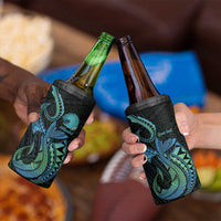 Personalised Hawaii Kure Atoll 4 in 1 Can Cooler Tumbler Holaniku Coral Reef with Polynesian Tribal