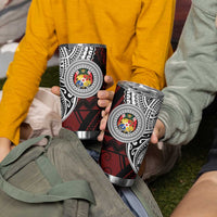 Personalised Tonga Constitution Day 1875 Tumbler Cup Polynesian Tribal Tattoo