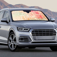 Hawaii Sweat Pink Ombre Auto Sun Shade Aloha Tribal Pattern - Polynesian Pride