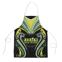 Rugby Cook Islands Avaiki Apron Black Kuki Airani Tribal Maori Inspired - Polynesian Pride