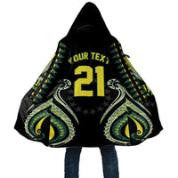 Custom Rugby Cook Islands Avaiki Cloak Black Kuki Airani Tribal Maori Inspired - Polynesian Pride