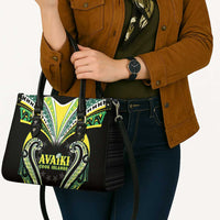 Rugby Cook Islands Avaiki Leather Bag Black Kuki Airani Tribal Maori Inspired - Polynesian Pride