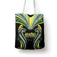Rugby Cook Islands Avaiki Tote Bag Black Kuki Airani Tribal Maori Inspired - Polynesian Pride