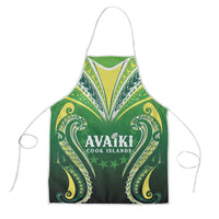 Rugby Cook Islands Avaiki Apron Green Kuki Airani Tribal Maori Inspired - Polynesian Pride