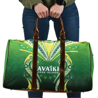 Rugby Cook Islands Avaiki Travel Bag Green Kuki Airani Tribal Maori Inspired - Polynesian Pride