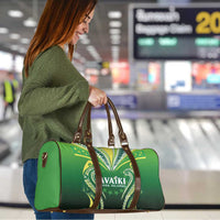 Rugby Cook Islands Avaiki Travel Bag Green Kuki Airani Tribal Maori Inspired - Polynesian Pride