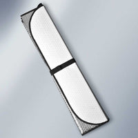 Rugby Cook Islands Avaiki Auto Sun Shade White Kuki Airani Tribal Maori Inspired - Polynesian Pride