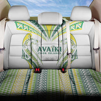 Rugby Cook Islands Avaiki Back Car Seat Cover White Kuki Airani Tribal Maori Inspired - Polynesian Pride