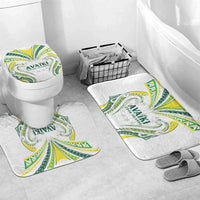 Rugby Cook Islands Avaiki Bathroom Set White Kuki Airani Tribal Maori Inspired - Polynesian Pride
