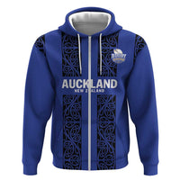 Custom Oceania Football NZ Auckland Hoodie Maori Tribal Pattern