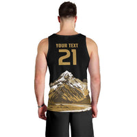 Custom Oceania Football NZ South Island Men Tank Top Minimal Mount Cook Silhouette LT9 - Polynesian Pride